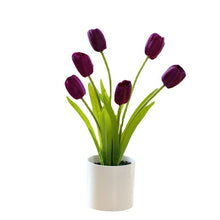 Load image into Gallery viewer, Six-Headed Tulip Bonsai Artificial Flower Creative Artificial Home Decorations
