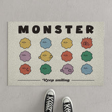 Load image into Gallery viewer, Cute Puppy Pattern Entrance Door Mat Silk Ring Material Dustproof Mat PVC Non-Slip Stain-Resistant Carpet
