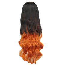 Load image into Gallery viewer, Kimetsu No Yaiba Cosplay Wig  Stove Door Nezuko Wig Gradient Long Curly Hair
