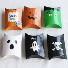 Load image into Gallery viewer, 50 Pcs/set Halloween Gift Box Funny Gift Box Candy Box Pillow Box Creative Packaging Box Paper Box

