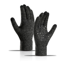 Load image into Gallery viewer, Thickened Touch Screen Knitted Winter Gloves Riding Cold-Proof Non-Slip Offset Printing Gloves
