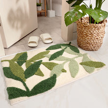 Load image into Gallery viewer, Plant Flocking Bathroom Water-Absorbing Non-Slip Mat
