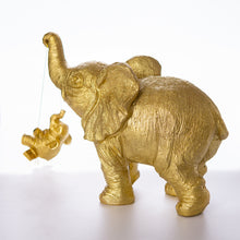 Load image into Gallery viewer, Elephant Mother and Child Ornaments Desktop Living Room Room Furnishings Decorative Resin Crafts
