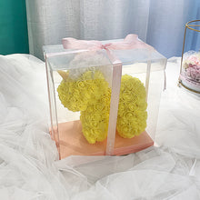 Load image into Gallery viewer, Valentine's Day Christmas Gift Mini Preserved Fresh Flower Unicorn Small Rose Bear Girls' Gifts Rose Bear
