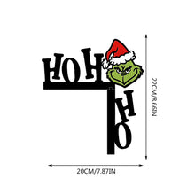 Load image into Gallery viewer, Christmas Green Miracle Fighter Corner Decoration Wooden Door Corner Decoration Home Decoration
