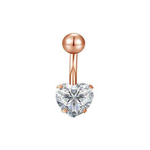 Load image into Gallery viewer, Stainless Steel Body Piercing Jewelry Zircon Belly Nail Belly Ring Navel Jewelry

