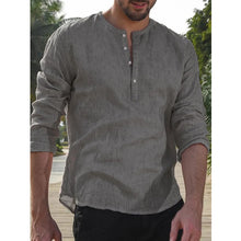 Load image into Gallery viewer, round Neck Solid Color T-shirt Simple Casual Bottoming Shirt Pullover Long Sleeve Shirt
