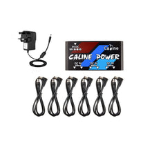Load image into Gallery viewer, Caline CP-02 6 Output Port Single Block Effector Power Supply for Guitar 9V Pedal Power Supply

