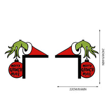Load image into Gallery viewer, Christmas Green Miracle Fighter Corner Decoration Wooden Door Corner Decoration Home Decoration
