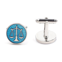 Load image into Gallery viewer, Fashion Creative Libra Cufflinks Suit Shirt Cufflinks Accessories
