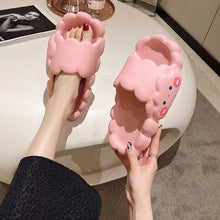 Load image into Gallery viewer, Cloud Drooping Slippers Women's Summer Indoor Home Bathroom Bath Non-Slip Slippers

