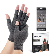 Load image into Gallery viewer, Outdoor Half Finger Gloves Fitness Silicone Anti-Slip Inflammation Joint Rehabilitation Sports Cycling Gloves

