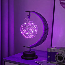 Load image into Gallery viewer, LED Decorative Light XINGX Moon-Light Lamp Apple Christmas Lights Birthday Gift Handmade Hemp Rope USB Wrought Iron Small Night Lamp
