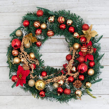 Load image into Gallery viewer, 4cm 50 PCs Christmas Hanging Christmas Ball Hand Painted Electroplating Ball Home Decoration Pendant
