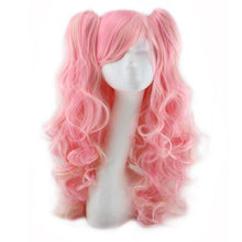 Load image into Gallery viewer, Cosplay Wig Lolita Wig Hair Double Tiger Clip Cos Color Head Cover Mixed Color Wig

