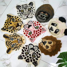 Load image into Gallery viewer, Charong Animal Cushion Head-Shaped Carpet Cashmere-like Thickened Soft Floor Mat
