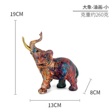 Load image into Gallery viewer, Elephant Ornaments Vintage Home Decor Creative Resin Crafts Living Room Decorative Ornament
