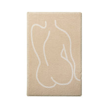 Load image into Gallery viewer, Body Art Cashmere-like Bedroom Carpet Absorbent Floor Mat Abstract Line Door Mat
