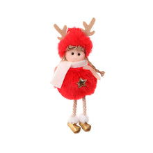 Load image into Gallery viewer, 2pcs Christmas Plush Angel Pendant Children Cute Doll Girl Gift Christmas Tree Pendant
