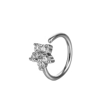 Load image into Gallery viewer, Inlaid Zircon Nose Ring Human Body Puncture Nose Ring 10-Piece Suit
