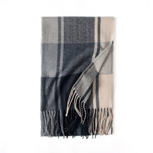 Load image into Gallery viewer, Artificial Cashmere Scarf 2023 New Winter Women's Shawl Thickened Warm Fringe Bib
