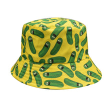 Load image into Gallery viewer, Unisex Reservible Creative Pattern Print Boonie Bucket Hat Cap Brim Outdoor Sun Safari Camping Fishing
