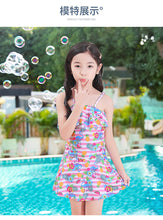 Load image into Gallery viewer, Girl's Swimsuit Student Princess Split Bikini
