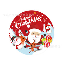 Load image into Gallery viewer, Christmas Decoration Supplies Tableware Paper Pallet Paper Cup Tissue New Year Party Layout Disposable Plastic Tablecloth
