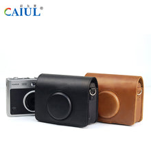 Load image into Gallery viewer, PU Leather Vintage Camera Bag Polaroid Mini Evo Vintage Camera Bag Digital Photography Leather Case
