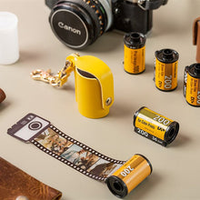 Load image into Gallery viewer, Retro Film Leather Protective Cover Convenient Film Storage Leather Cover Kodak Film Leather Box Pendant
