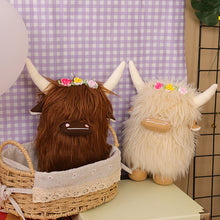 Load image into Gallery viewer, New Highland Cow Cute Yak Home Decoration Doll Scottish Highland Cow Toy
