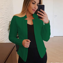 Load image into Gallery viewer, Autumn and Winter Small Suit Long Sleeve Solid Color Cardigan Outerwear Top Suit
