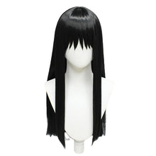 Load image into Gallery viewer, Lycoris Recoil Lico Les Raisins Well above Linai Cos Wig Anime Long Black Straight Hair
