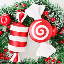 Load image into Gallery viewer, PVC Painted Sequins Candy Pendant 16cm Christmas Tree Decoration Party Gathering Arrange Hangings
