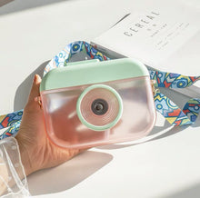 Load image into Gallery viewer, Water Bottle Fashion Creative Straw Plastic  Camera Student Adult Water s Gift Strap Outdoor Cup
