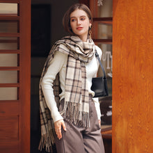 Load image into Gallery viewer, 2023 Plaid Scarf Batch Winter Artificial Cashmere Scarf Shawl Warm Scarf for Women
