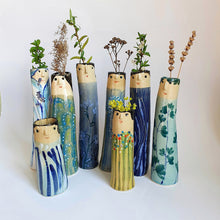 Load image into Gallery viewer, Bohemian Family Face Flower Vase Handmade Dried Decorative Vases Resin Crafts Ornaments For Room Decor Home Decoration
