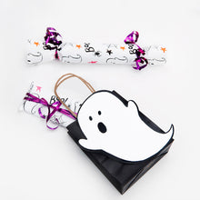 Load image into Gallery viewer, 10PCs Halloween Candy Bag Black Ghost Tote Bag DIY Black Halloween Candy Hand Bag
