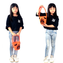 Load image into Gallery viewer, 5PCs Halloween Portable Candy Box Decoration Props Fabric Pumpkin Bucket Bag Candy Box Cos Scene Layout

