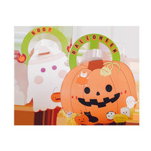 Load image into Gallery viewer, 10PCs Halloween Pumpkin Lamp Candy Packaging Box Decorative Gift Children Dress up Toys Handmade DIY Gift Box
