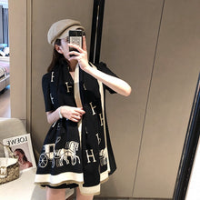 Load image into Gallery viewer, Letter Artificial Cashmere Scarf Women's Autumn and Winter New Thickened Warm Carriage Air Conditioning Double-Sided Shawl
