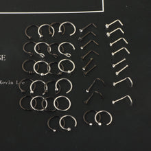 Load image into Gallery viewer, Nose Ring Medical Stainless Steel Nose Stud Mixed Suit

