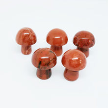 Load image into Gallery viewer, 5PCs Natural Crystal Agate Mushroom 2cm Mini Small Mushroom Crystal Crafts Micro Landscape Ornaments Decorations
