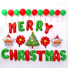 Load image into Gallery viewer, Christmas Balloon Set Latex Balloon Chain Arch KTV Christmas Decoration Balloon

