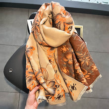 Load image into Gallery viewer, 2023 Winter New Artificial Cashmere Scarf F Letter All-Matching Long Tassel Shawl Fashion Thickened Scarf
