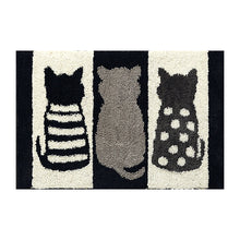 Load image into Gallery viewer, Flocking Ground Mats Bathroom Non-Slip Mat Foot Mats Absorbent Door Mat
