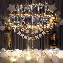 Load image into Gallery viewer, Christmas Birthday Decoration Balloon Set Golden Birthday Scene Layout Party Balloon
