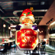 Load image into Gallery viewer, New LED Wall-Mounted Suction Lamp Christmas Shop Window Decorative Lamp Holiday Scene Layout Ambience Light
