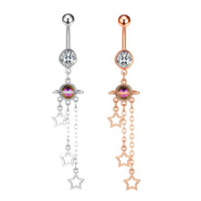 Load image into Gallery viewer, New Zircon Navel Stud Belly Ring Piercing Jewelry
