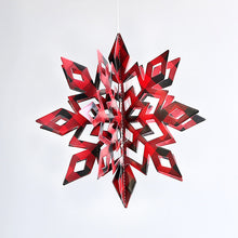 Load image into Gallery viewer, Wensheng Christmas Snowflake Christmas Decorations Three-Dimensional Snowflake Ornaments
